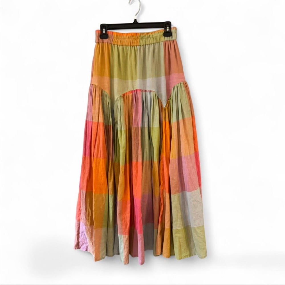 Rujuta Sheth plaid Leila maxi skirt - Picture 3 of 6